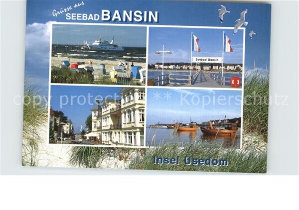 Bansin Ostseebad Seebrücke Strand