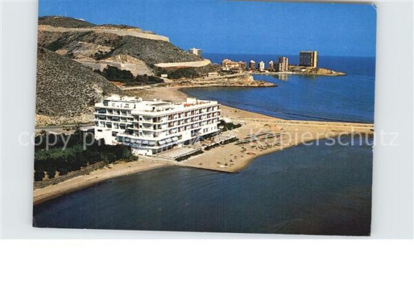 Cullera Valenciana Fliegeraufnahme Hotel Strand