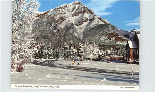 Banff Canada Cascade Mountain National Park Alta