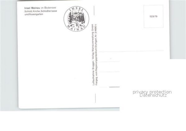 Insel Mainau Fliegeraufnahme Schloss Kirche Rosengar – Bild 2