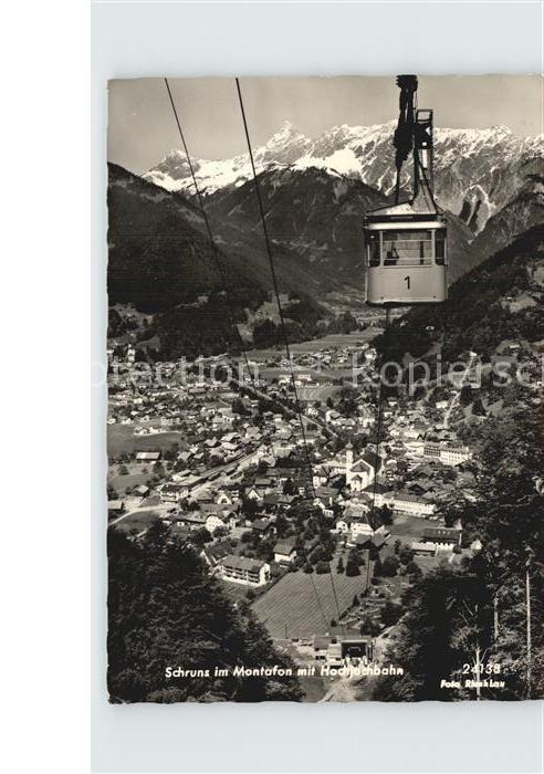 Schruns Vorarlberg mit Hochjochbahn