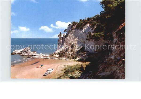 Vieste Foggia Gargano Steilküste Strand