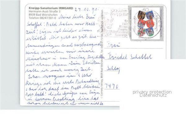 Bad Woerishofen Kneipp-Sanatorium Irmgard – Bild 2