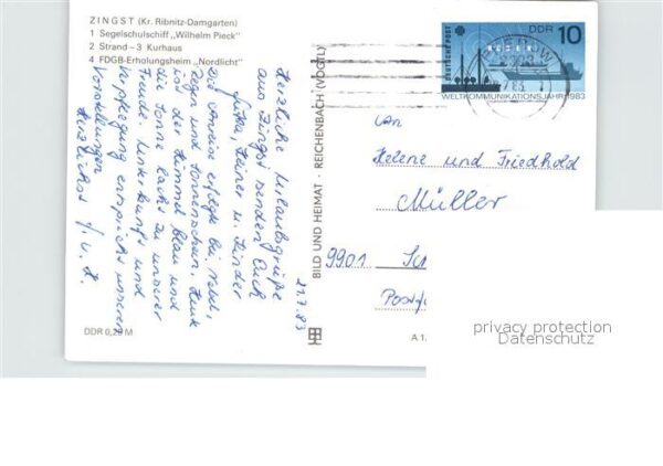 Zingst Ostseebad Darss Strand Segelschulschiff Wilhelm P – Bild 2