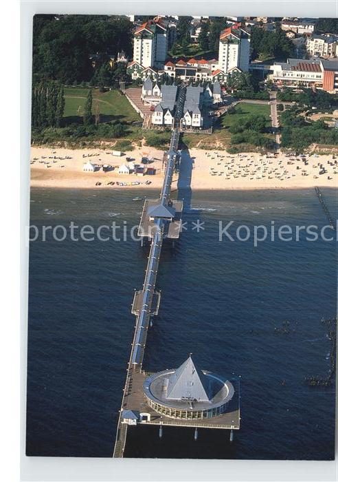 Heringsdorf Ostseebad Usedom Fliegeraufnahme mit Seebrücke