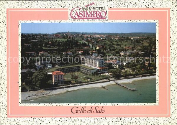 San Felice del Benaco Fliegeraufnahme Park Hotel Casimiro