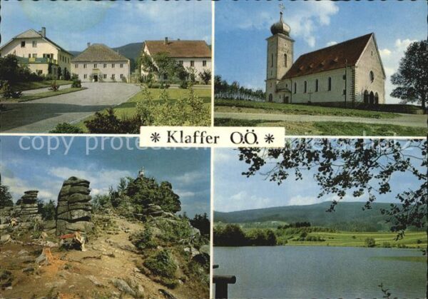 Klaffer Hochficht Kirche Teilansicht See
