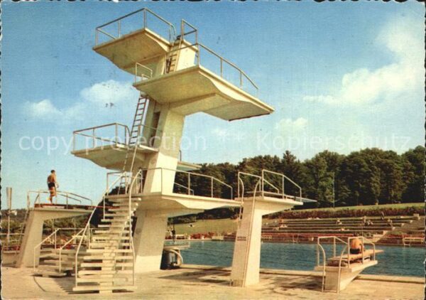 Schweinfurt Sommerbad Springtürme