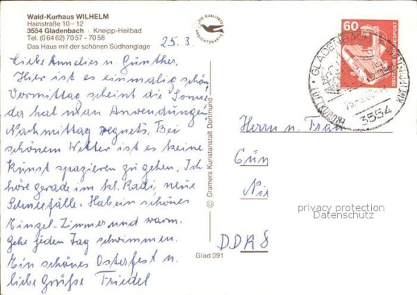 Gladenbach Wald Kurhaus Wilhelm – Bild 2