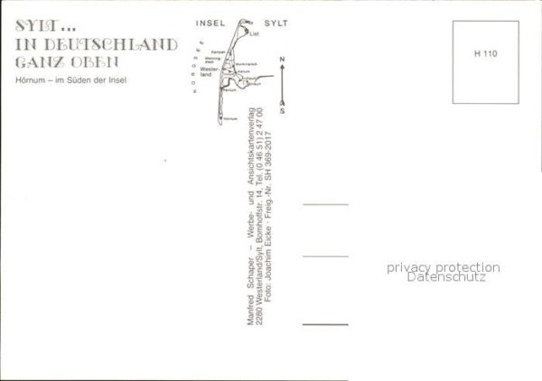 Sylt Fliegeraufnahme Hörnum – Bild 2