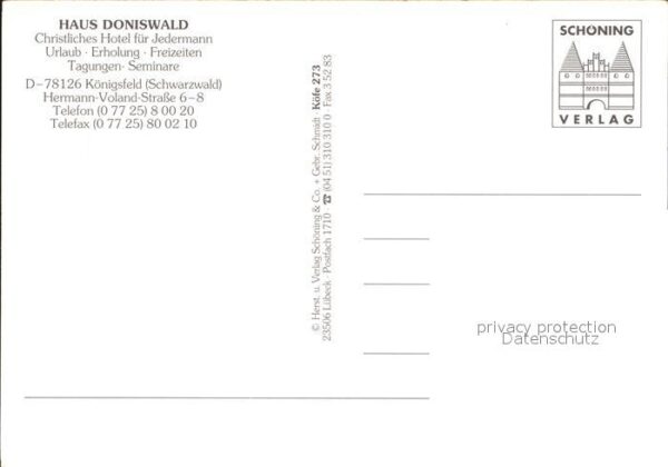 Koenigsfeld Schwarzwald Haus Doniswald – Bild 2