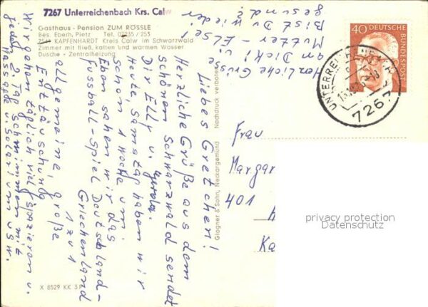 Unterreichenbach Calw Gasthaus Pension Zum Rössle – Bild 2