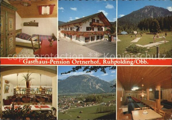Ruhpolding Gasthaus Pension Ortnerhof Kegelbahn Mi