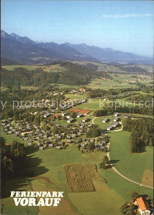 Siegsdorf Oberbayern Fliegeraufnahme Ferienpark Vorauf