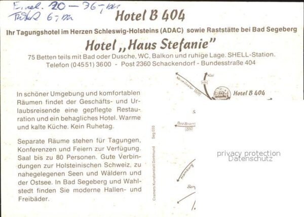 Bad Segeberg Hotel Haus Stefanie – Bild 2