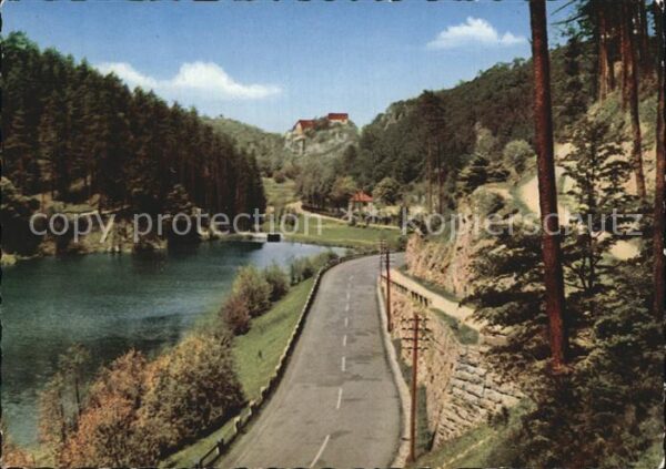 Pottenstein Oberfranken Weihersbachtal Stausee