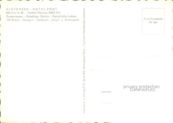 Hintersee Berchtesgaden Hotel Post – Bild 2
