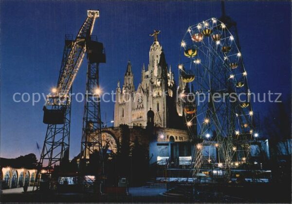 Barcelona Cataluna Tibidabo Holy Heart Church