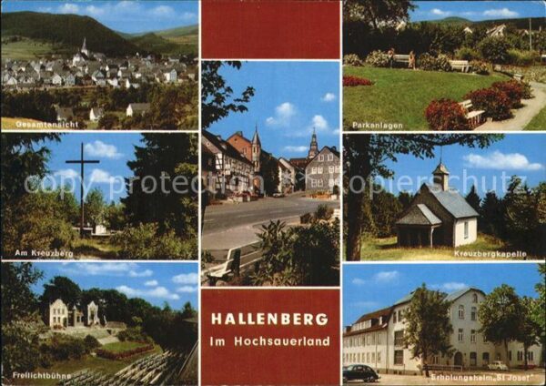 Hallenberg Kreuzberg Parkanlagen Freilichtbühne Kr