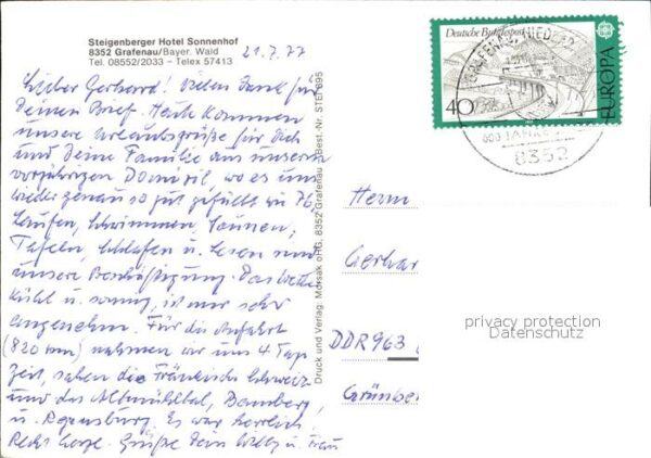 Grafenau Niederbayern Steigenberger Hotel Sonnenhof – Bild 2