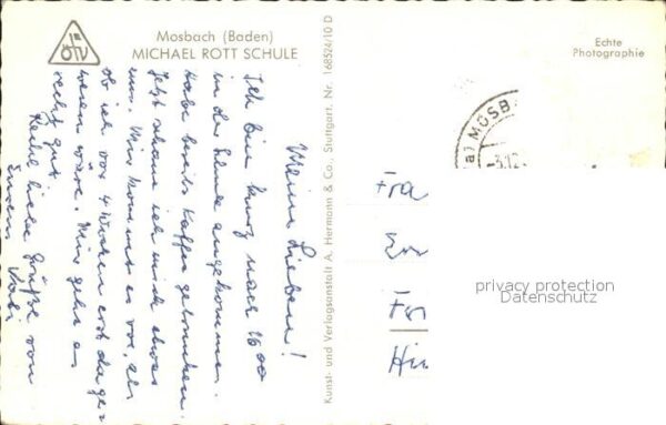 Mosbach Baden Michael Rott Schule – Bild 2