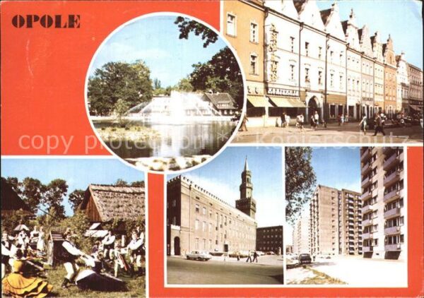 Opole Oppeln Oberschlesien Stadtansichten
