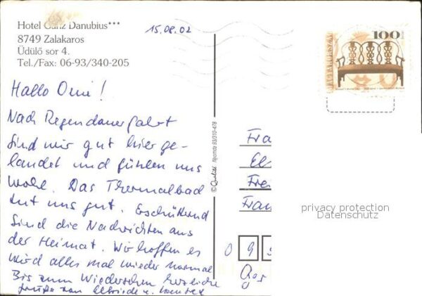 Zalakaros Hotel Ganz Danubius – Bild 2