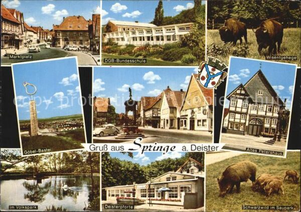 Springe Deister Marktplatz DGB Bundesschule Wisentgeheg
