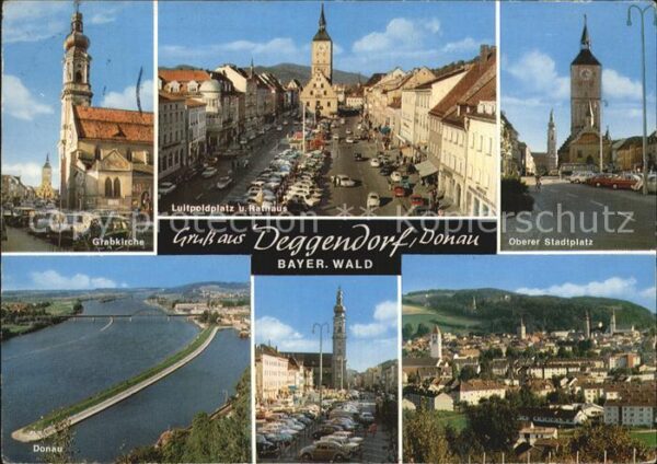 Deggendorf Donau Grabkirche Luitpoldplatz Rathaus Oberer