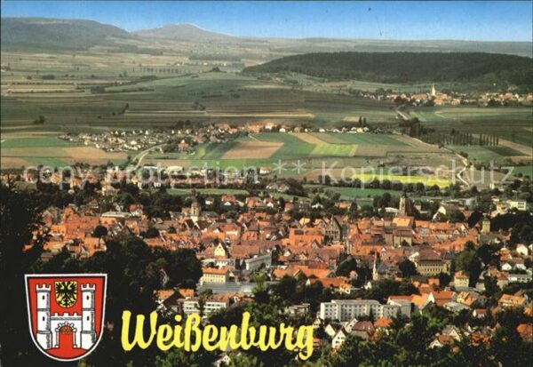 Weissenburg Bayern Blick von der Wülzburg