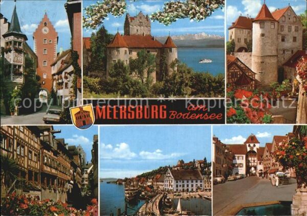 Meersburg Bodensee Schloss Stadtansichten