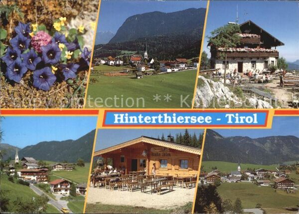 Hinterthiersee Panorama Jausenstation