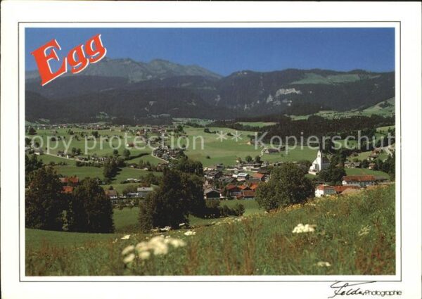 Egg Bregenzerwald Panorama Kirche