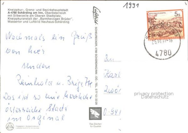 Schaerding Silberzeile Oberer Stadtplatz Wassertor – Bild 2