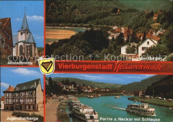 Neckarsteinach Altstadtmotiv Jugendherberge Vier Burge