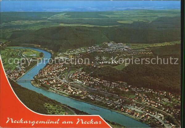 Neckargemuend Luftaufnahme