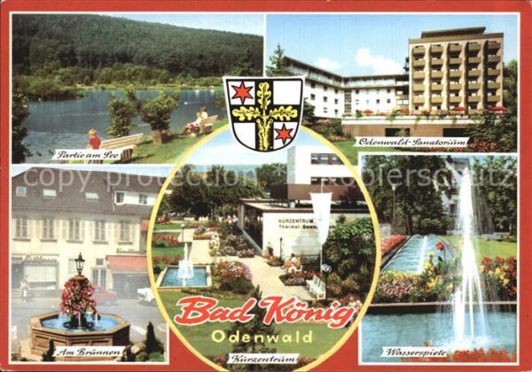 Bad Koenig Odenwald See Brunnen Wasserspiele Odenwald Sanat