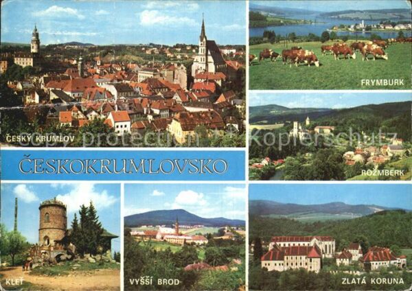Cesky Krumlov Frymburk Zlata Koruna Vyssi Brod Klet