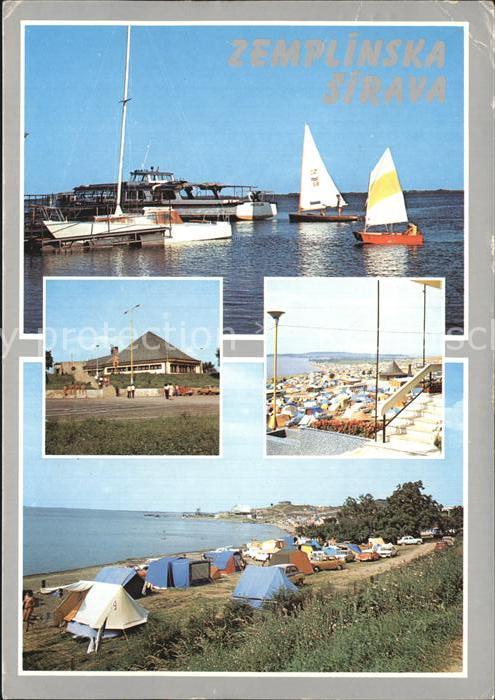 Zemplinska Sirava Campingplatz Segelboote