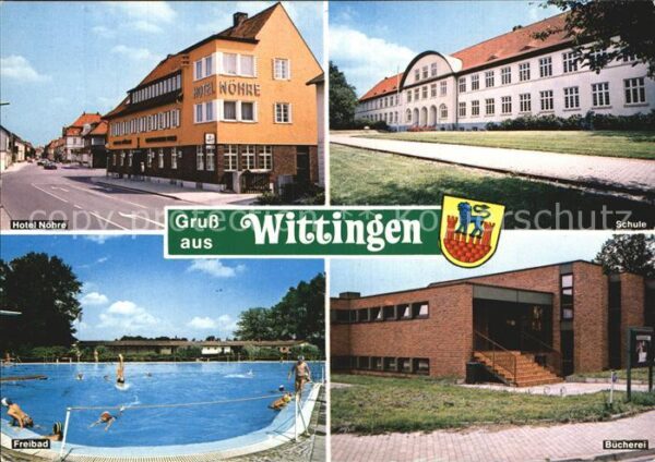 Wittingen Niedersachsen Hotel Nöhre Schule Freibad Bücherei