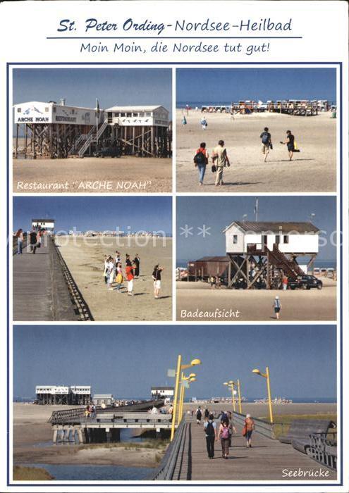 Peter-Ording St Restaurant Arche Noah Badeaufsicht Seeb
