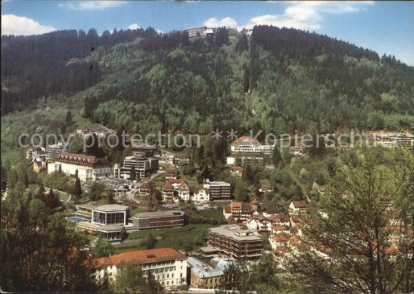 Wildbad Schwarzwald Luftaufnahme