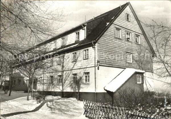 Johanngeorgenstadt FDGB-Erholungsheim Helmut Lehmann
