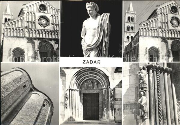 Zadar Zadra Zara Gebäudee Skulptur