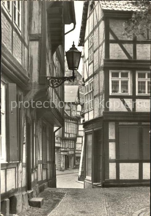 Quedlinburg Marktkirchhof Breite Strasse