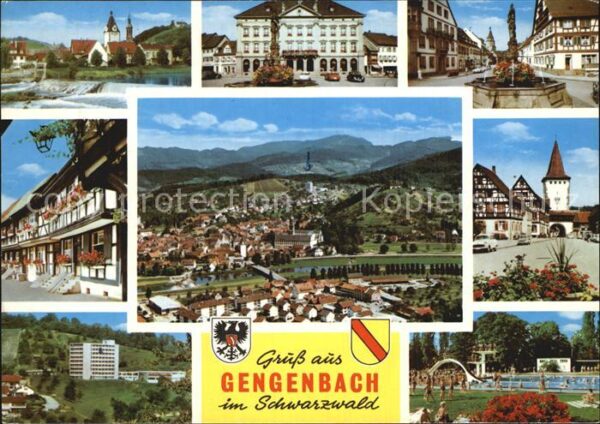 Gengenbach Schwimmbad Tor Brunnen