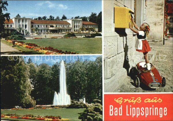 Bad Lippspringe Brunnen Kind Post