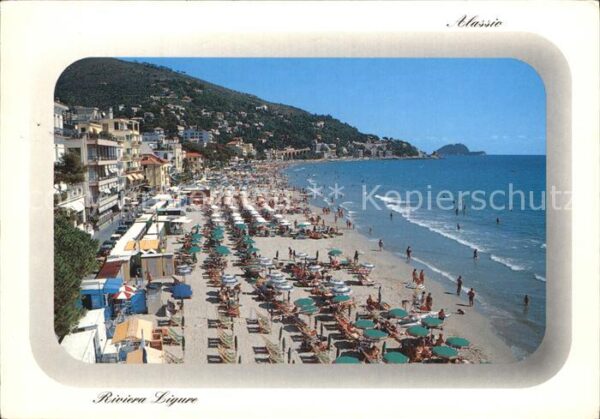 ALASSIO Savona Liguria IT Cadorna Promenade Gallinaira-Insel
