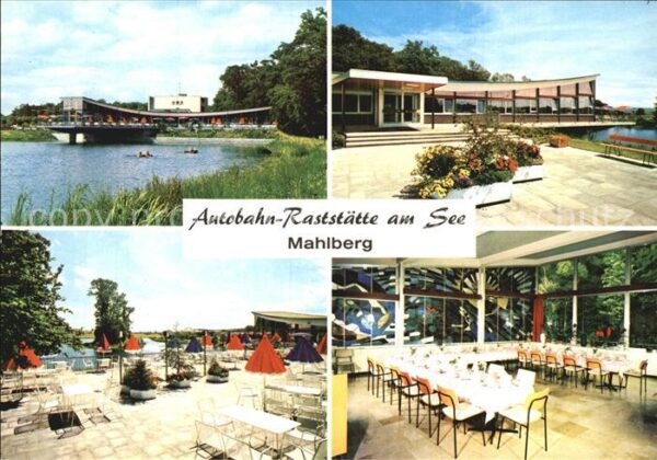 Mahlberg Baden Autobahn-Raststätte am See