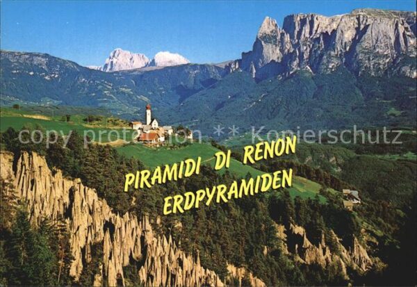 Renon Ritten Monte di Mezzo Erdpyramiden